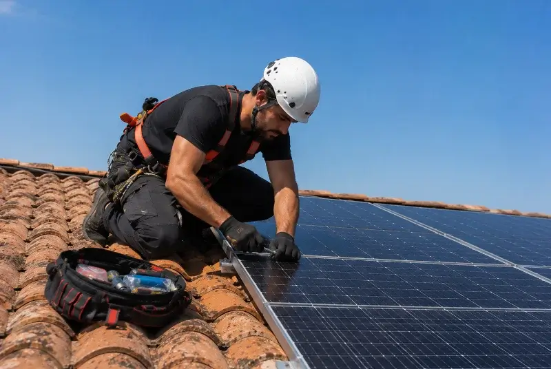 Maintenance et monitoring de panneaux solaires à Charvieu-Chavagneux